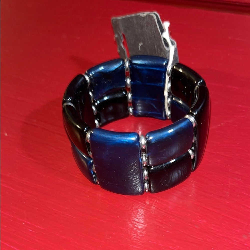 Blue and Black Bracelet